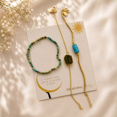 Strength & Power Set of 3 Bracelet WearZing - Crystal Jewelry Store in India