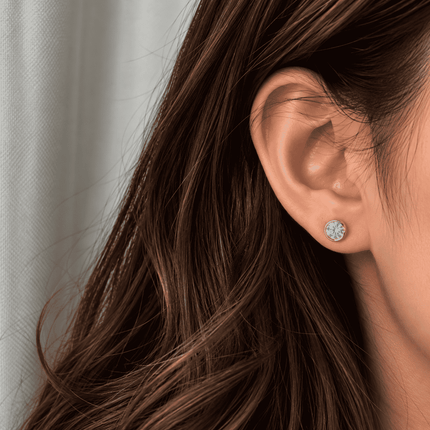 Minimalist Bezel Stud WearZing - Crystal Jewelry Store in India