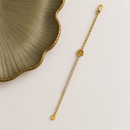 Clover Tennis Chain Bracelet WearZing - Crystal Jewelry Store in India