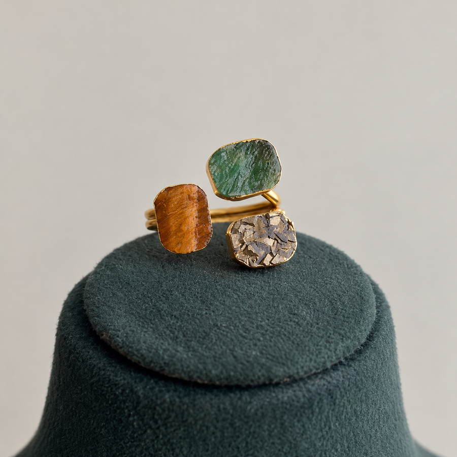 Trine Money Combo Ring WearZing - Crystal Jewelry Store in India