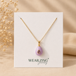 Violet Opal pendant WearZing - Crystal Jewelry Store in India