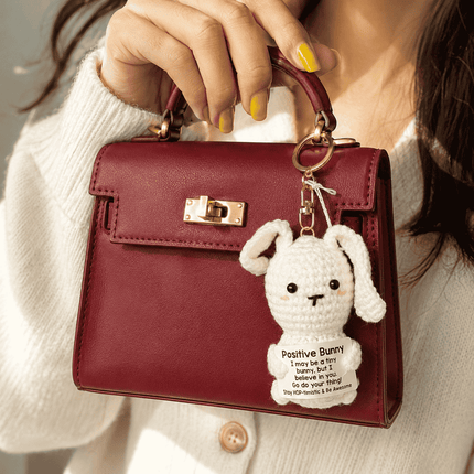 Lucky Bunny Message Bag Charm WearZing - Crystal Jewelry Store in India