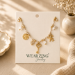 Beach vibe charm -Heart Key WearZing - Crystal Jewelry Store in India