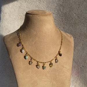 Crystal Confetti Neckpiece WearZing - Crystal Jewelry Store in India