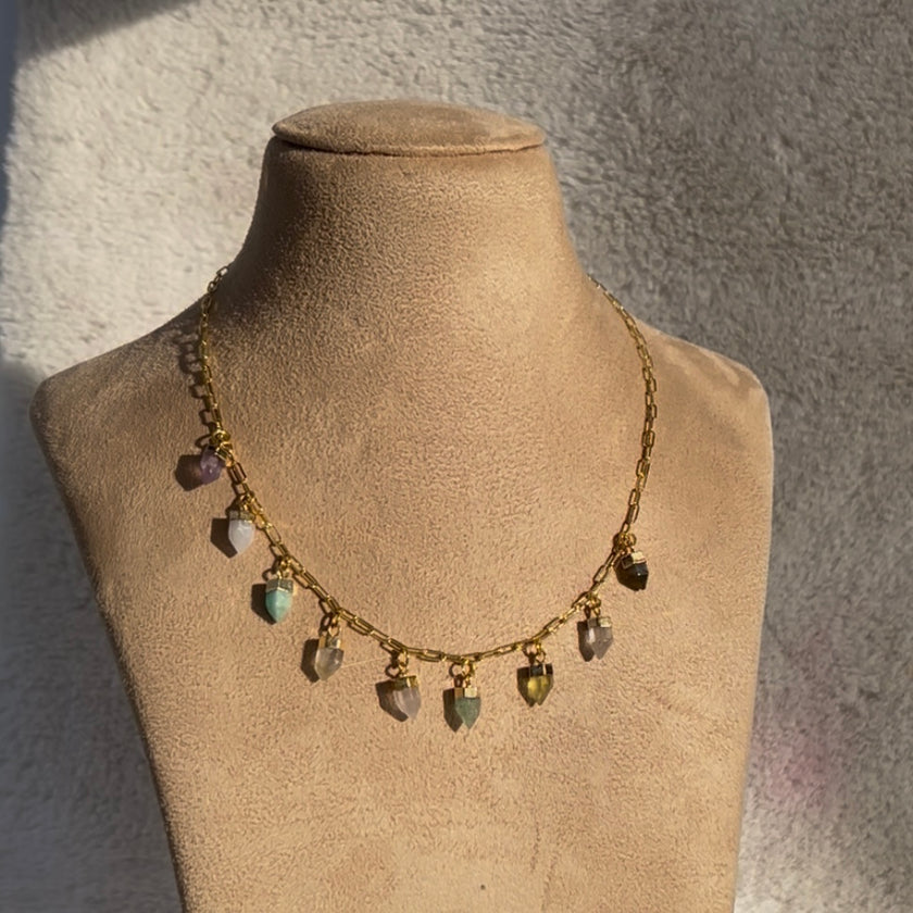 Crystal Confetti Neckpiece