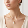 Champagne Teardrop Necklace & Earrings Set WearZing - Crystal Jewelry Store in India