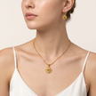 Sunburst Medallion Pendant & Huggies Set WearZing - Crystal Jewelry Store in India