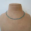 Apatite Dainty Bead Necklace