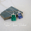 Stone Frame Men's Pendant