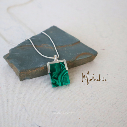 Stone Frame Men's Pendant