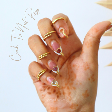 Crush Tip Nail Ring