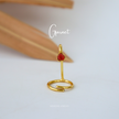 Crush Tip Nail Ring