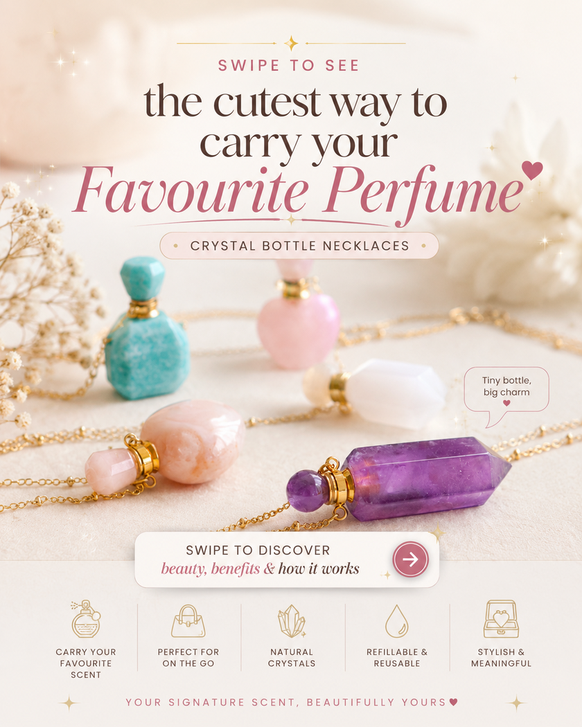 Scent Spell Crystal Pendant WearZing - Crystal Jewelry Store in India