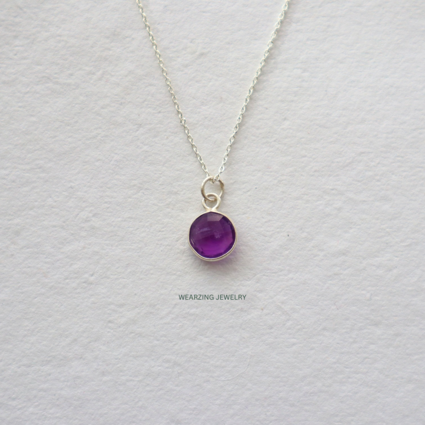 Dainty Silver Crystal Pendants WearZing - Crystal Jewelry Store in India