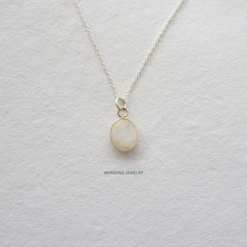 Dainty Silver Crystal Pendants WearZing - Crystal Jewelry Store in India