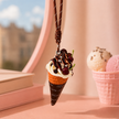 Chocolate Ice Cream Premium Bagcharm WearZing - Crystal Jewelry Store in India