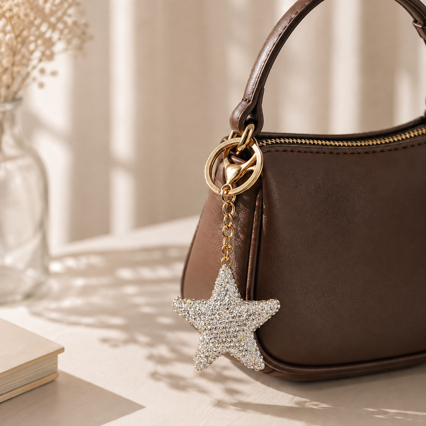 Luxe Star Blingy Bagcharm WearZing - Crystal Jewelry Store in India