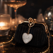 Luxe Heart Blingy Bagcharm WearZing - Crystal Jewelry Store in India