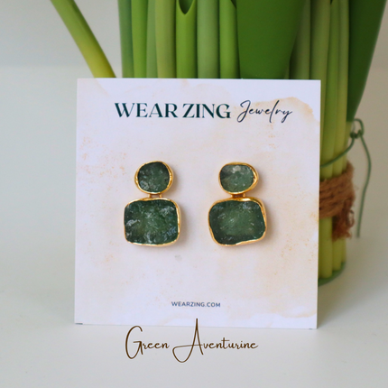 Aventurine Double Drops