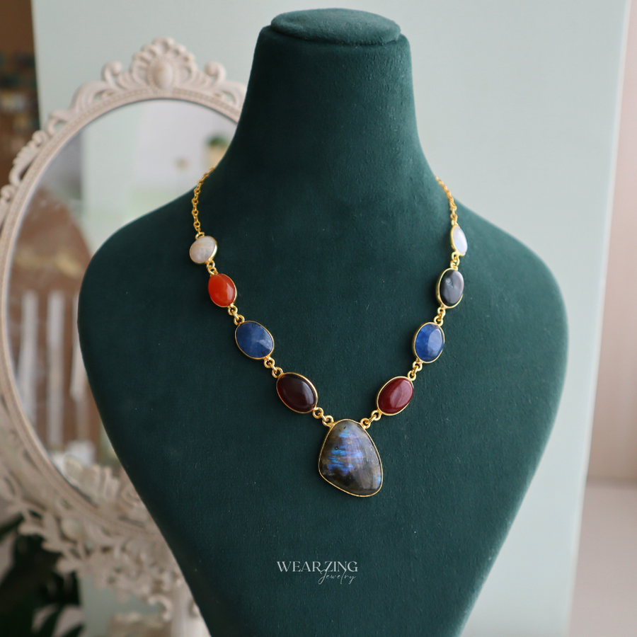 Lunar Symphony Crystal Necklace