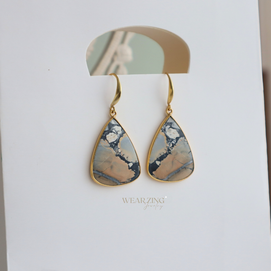 Maligano Jasper Loop Earring