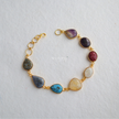 Multi Crystal Line Bracelet