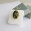 Oval Agate Statement Ring