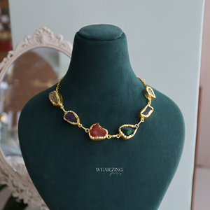 Primal Elegance Raw Crystal Necklace