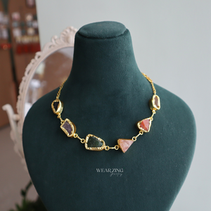 Primal Glow Raw Crystal Necklace