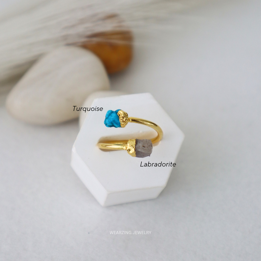 Twin Flame Crystal Ring