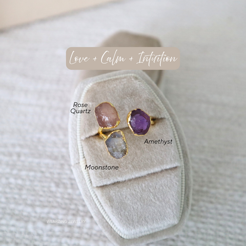 Raw Trine Ring