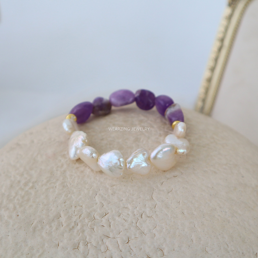 Half Heart Bead Bracelet