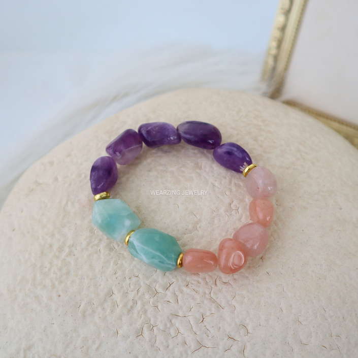 Candy Crush Bead Bracelet
