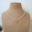 Moonstone Disc Bling Necklace WearZing - Crystal Jewelry Store in India