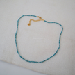 Apatite Dainty Bead Necklace