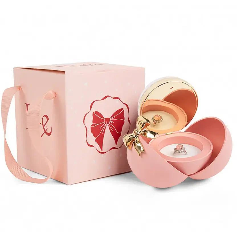 Ballroom Rose Ring Gift Box WearZing - Crystal Jewelry Store in India