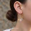 Lucky Blush Charm Hoops WearZing - Crystal Jewelry Store in India
