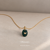 Malachite Zest Charm Pendant WearZing - Crystal Jewelry Store in India