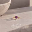Amethyst Amore Heart Ring WearZing - Crystal Jewelry Store in India