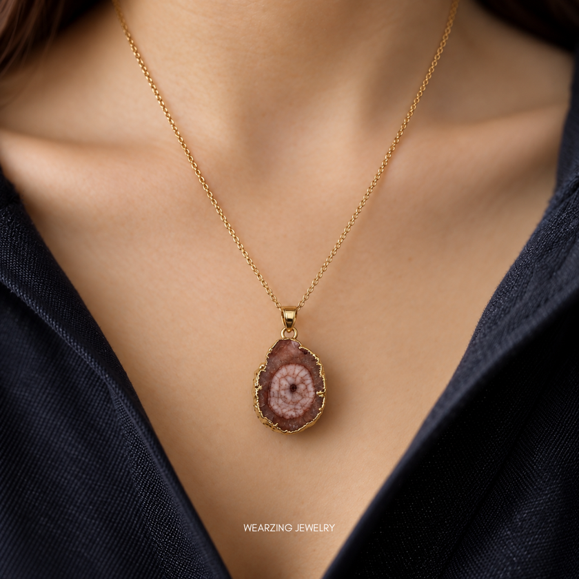 Brown Mini Solar Pendants WearZing - Crystal Jewelry Store in India
