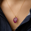 pink Druzy Daz Pendants WearZing - Crystal Jewelry Store in India