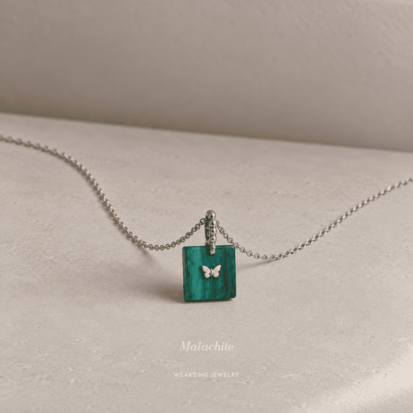 Malachite Zest Charm Pendant
