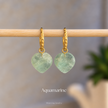 Aquamarine Amore Hoops WearZing - Crystal Jewelry Store in India