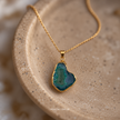 dark green Druzy Daz Pendants WearZing - Crystal Jewelry Store in India