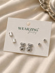 Minimal Stud Set of 3 WearZing - Crystal Jewelry Store in India