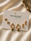 Minimal Stud Set of 3 WearZing - Crystal Jewelry Store in India