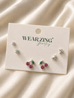 Minimal Stud Set of 3 WearZing - Crystal Jewelry Store in India