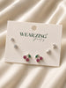 Minimal Stud Set of 3 WearZing - Crystal Jewelry Store in India