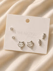 Minimal Stud Set of 3 WearZing - Crystal Jewelry Store in India