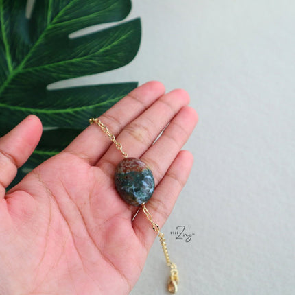 Bloodstone Link Bracelet WearZing 